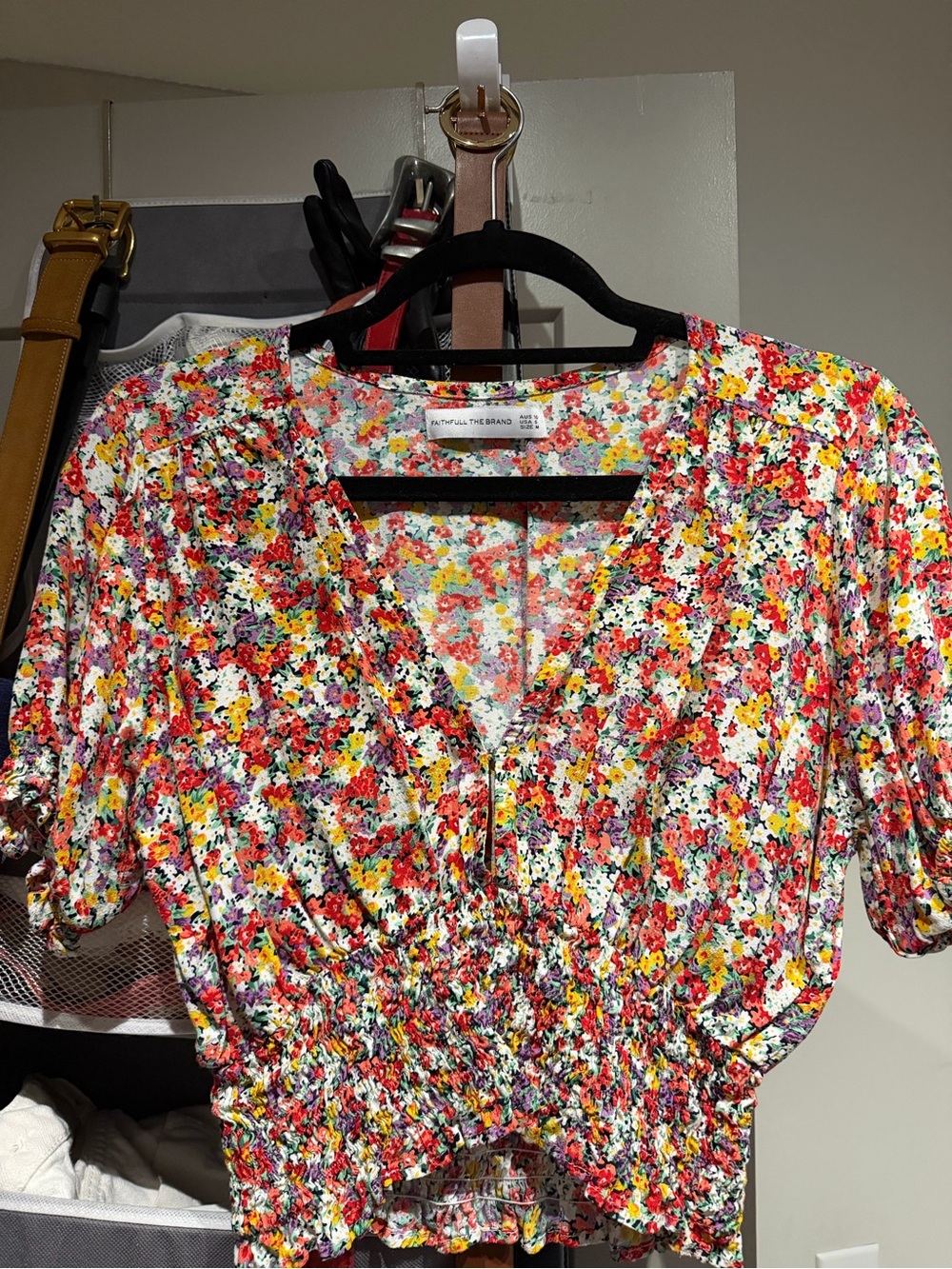 Floral Smocked Blouse